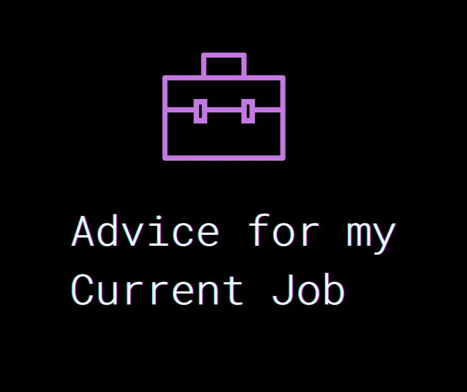 Advice for my Current Job tarot