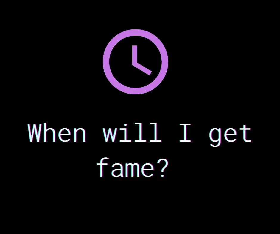 When will I get fame tarot?