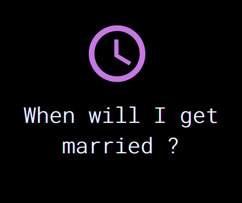 When will I get married tarot?