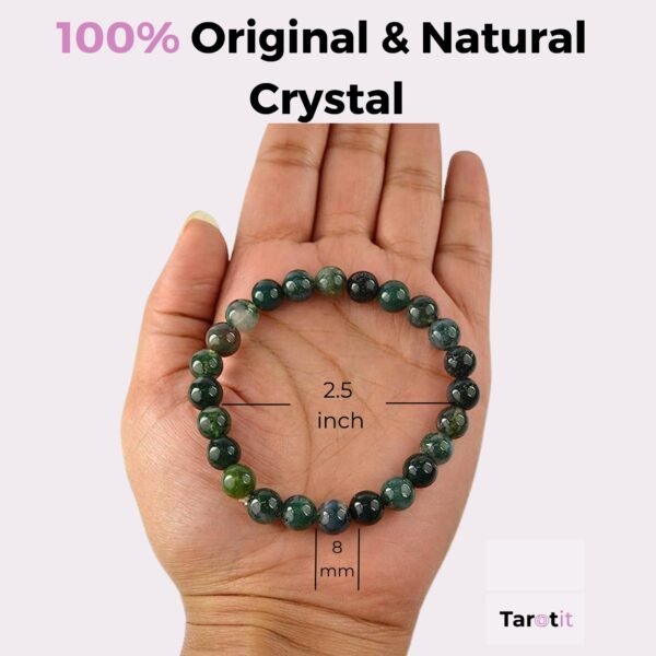 Moss Agate Bracelets 8MM
